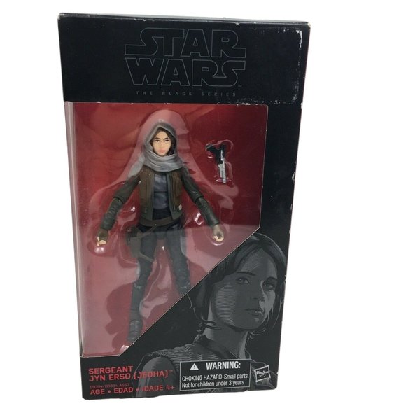 Other - Star Wars Black Series Sergeant Jyn Erso Jedha 22 Action Figure Hasbro Disney 2